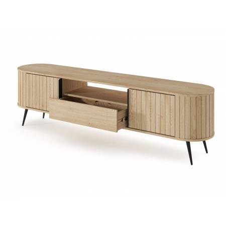 Komoda RTV szafka pod telewizor dąb cremona 196 cm 2D1S LAVIA